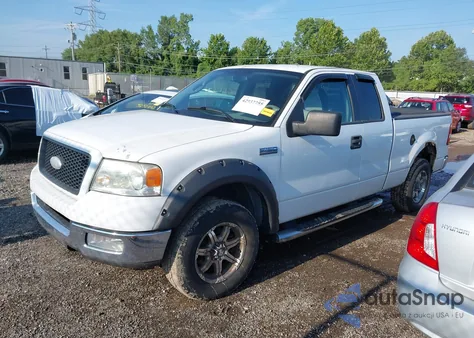 2005 Ford F150 из США, поврежденный, VIN 1FTPX12585FB76209